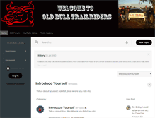 Tablet Screenshot of obtrailriders.com